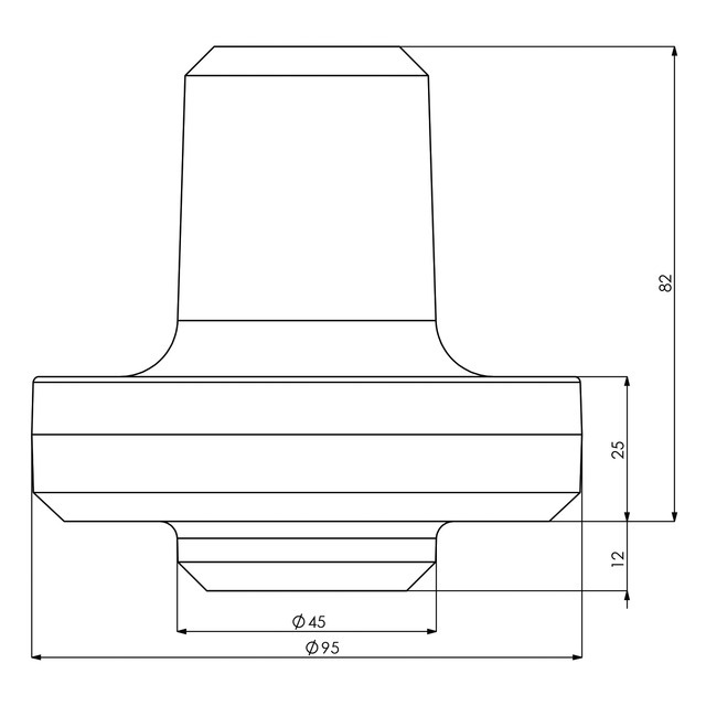 Piton Attelage A Souder Ø 45 Forge Estampe référence fournisseur 31155148